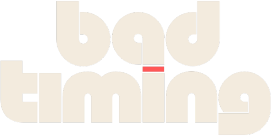 badtiming logo